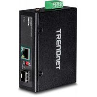 Trendnet TI-UF11SFP Intern 1000Mbit/s Zwart netwerk media converter - thumbnail