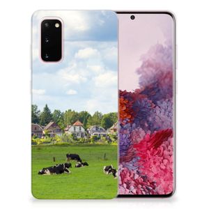 Samsung Galaxy S20 TPU Hoesje Koeien