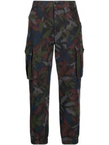 Zadig&Voltaire pantalon cargo à imprimé Ikat - Bleu