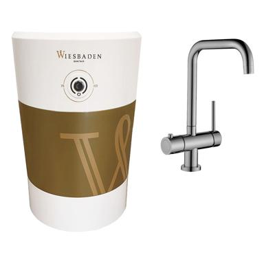 Mueller Biyo kokend water kraan met 5 liter boiler en RVS U-uitloopkraan