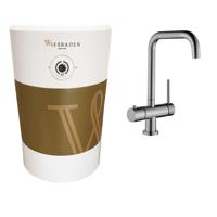 Mueller Biyo kokend water kraan met 5 liter boiler en RVS U-uitloopkraan