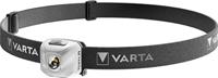 VARTA Outdoor Sports Ultralight H30R in wit, licht en compact, oplaadbare hoofdlamp, hoofdlamp met schakelaarblokkering en opslagfunctie van de lichtinstellingen om te joggen, wandelen