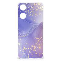 Back Cover voor OPPO A58 | A78 5G Watercolor Paars - thumbnail