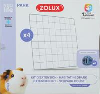 ZOLUX NEOLIFE NEOPARK CAVIA UITBEREIDINGSSET GAASPANELEN 35X35 CM 4 ST - thumbnail