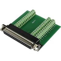 TRU Components SUB-D aantal polen (nr. 37 DSUB37F-39TB-3 1229328 90° schroefverbinding), 1 stuk