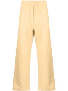 BODE pantalon de jogging en coton à coupe ample - Jaune