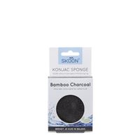 Konjac spons bamboo charcoal bio