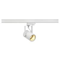 SLV 3-fasensysteemspot EURO SPOT/spot, ledspot, plafondspot, plafondarmatuur, railsysteem, binnenverlichting/GU10 25 W wit