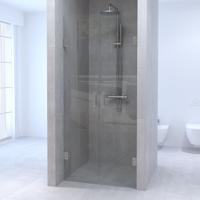 Sanituba Complete Profielloze Pendeldeuren 80 cm Geborsteld RVS