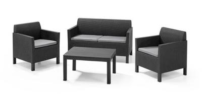 Allibert Chicago tuinbeubelset Grafiet