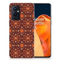 OnePlus 9 TPU bumper Batik Brown - thumbnail