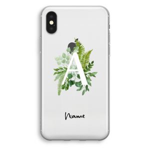 Green Brush: iPhone XS Transparant Hoesje