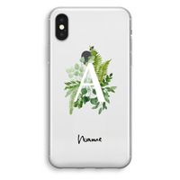 Green Brush: iPhone XS Transparant Hoesje