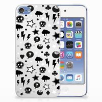 Silicone Back Case Apple iPod Touch 5 | 6 Silver Punk - thumbnail