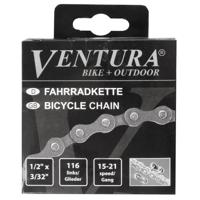 Ventura Ketting 6/7 speed 1/2 x 3/32" 116 schakels inclusief sluitschakel