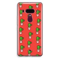 Mini cactus: HTC U12+ Transparant Hoesje