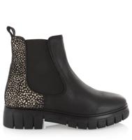 Maruti Maruti - Tygo Zwart Leer Chelsea boots Dames