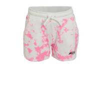 Cars tie-dyesweatshort Cassandra wit/roze