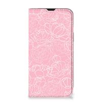 iPhone 14 Smart Cover White Flowers