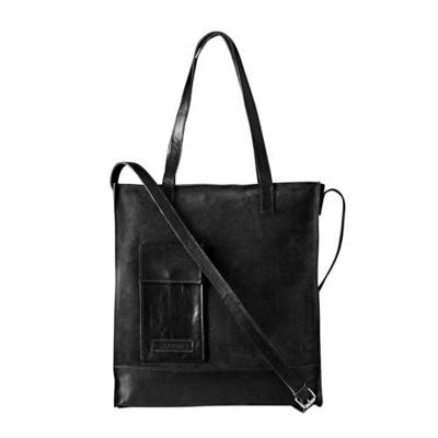 Shabbies Amsterdam suède shopper zwart