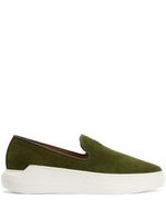 Giuseppe Zanotti baskets Conley Zip sans lacets - Vert