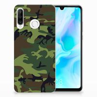 Huawei P30 Lite TPU bumper Army Dark - thumbnail