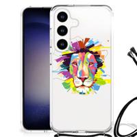 Samsung Galaxy S24 Stevig Bumper Hoesje Lion Color