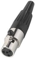XLR Jack van MONACOR XLR-407/J Kwaliteitsproduct van Monacor