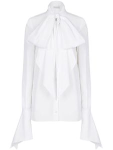 Nina Ricci chemise à col lavallière - Blanc