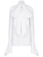 Nina Ricci chemise à col lavallière - Blanc