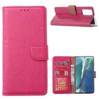 Samsung Galaxy S20 FE Book Case Roze met Standaard