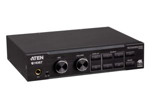 ATEN 4 x 2 True 4K Matrix Switch voor presentaties met schalen, DSP en HDBaseT-Lite