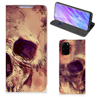 Mobiel BookCase Samsung Galaxy S20 Plus Skullhead - thumbnail