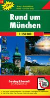 Wegenkaart - landkaart 12 Rund um München | Freytag & Berndt