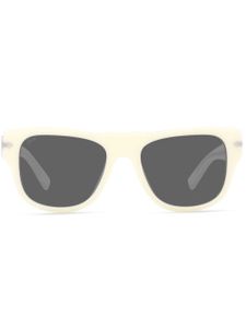 Persol lunettes de soleil à monture carrée - Blanc