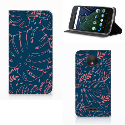 Motorola Moto C Plus Smart Cover Palm Leaves