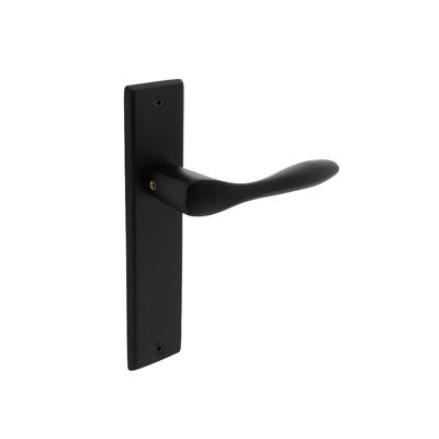 Intersteel Deurkruk Banaan op blind schild - mat zwart Intersteel Deurkruk Banaan op blind schild - mat zwart