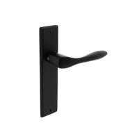 Intersteel Deurkruk Banaan op blind schild - mat zwart