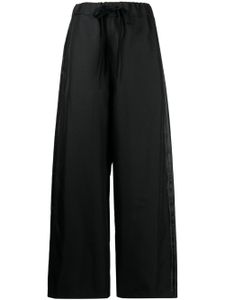 Junya Watanabe pantalon ample à lien de resserrage - Noir