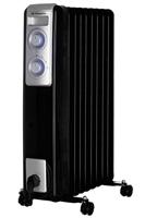 Orbegozo Olieradiator RN 2000, 9 ribben, 2000 W, ledlicht, regelbare thermostaat, snoeropwikkeling, zwenkwielen