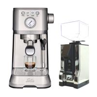 Solis Barista Perfetta Plus (1170) Rvs + Eureka Mignon Steel (1663)