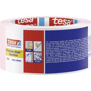 tesa PRECISION SENSITIVE 04333-00021-02 Maskeertape Präzisionskrepp Lichtroze (l x b) 50 m x 50 mm 1 stuk(s)