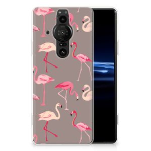 Sony Xperia Pro-I TPU Hoesje Flamingo