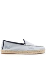 Maison Margiela espadrilles à broderies - Bleu