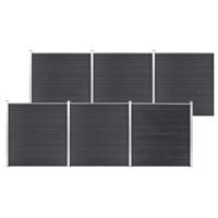 vidaXL Schutting 1045x186 cm HKC grijs