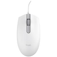 Trust TM-101W Muis USB Optisch Wit 3 Toetsen 1200 dpi Geïntegreerd scrollwiel - thumbnail