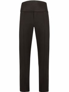 Dolce & Gabbana pantalon de smoking en laine stretch - Noir