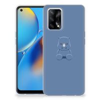 OPPO A74 4G Telefoonhoesje met Naam Baby Rhino