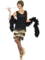 1920s Fringed Flapper Costume (L)