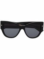 DSQUARED2 EYEWEAR lunettes de soleil à monture papillon - Noir